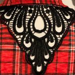 No Boundaries  Red Plaid Tank Top Photo 6