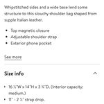 Like New HOBO Moondance Whipstitch Slouchy Shoulder Bag Black Retail $298.00 Photo 14