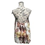 Rip Curl  Floral Print Halter Romper with Tassel Tie Women’s Size S Photo 6