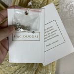 Mac Duggal Butter Yellow Gown Beaded Faux Wrap Size 14 Pastel Wedding Prom Gala Photo 10