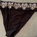 Beach Bunny ‎ Bikini Bottom Black Hearts Photo 5