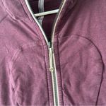 Lululemon  Heavyweight Scuba Zip Up Hoodie in Heathered Burgundy Size 6 Photo 2