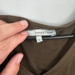 emma's closet Dark Military Green Tunic Top Women's Size Large Modal & Spandex Photo 2