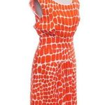 Miu Miu ‎ Orange & White Dames Jurk Classy Dress ( 38 ) Photo 0