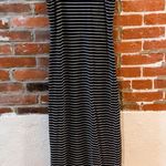 Ann Taylor  Black and White Striped Maxi Dress Photo 2