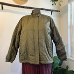 Madewell Green Cotton Bremen Bomber Zip Up Quilted Boxy Jacket Size XXL Photo 11