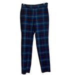 Talbots  Heritage Tartan Plaid Pants Size 8 Wool Blend Straight Leg Trousers Prep Photo 2