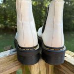 Dr. Martens Women’s White 2976 Smooth Leather Platform Chelsea Boots Photo 6