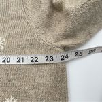 Croft & Barrow  Sweater XL Silk Blend Full Zip Cardinal Christmas Embroidered Photo 8