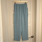 Fridaze‎ Linen Jacket and Pants Set Size Medium Blue Photo 3