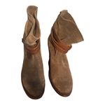 Frye  Women’s Jane Strapping Olive Green‎ Suede Short Ankle Boots Sz 9 3476381 Photo 1