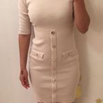 Beige knit dress. Xs Photo 1
