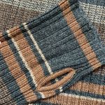 L'Agence  Andy Metallic Thread Stripe Shrug Photo 6