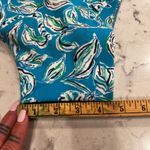 Lilly Pulitzer Women's Size 4 Turquoise Tiger Print Cotton Blend Shorts Photo 8