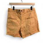 ZARA  High Waist Camel Shorts Photo 1