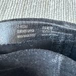 Lucky Brand  Black Genuine Suede Leather Block Heel Ankle Boots Booties Sz 8.5 Photo 4