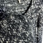 Eileen Fisher  Women’s Black Marled Scoop Neck Pullover Cotton Sweater Photo 2