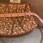 Nordstrom  evening Formal bag, purse, sparkly Beaded Blush Clutch Rtl $99 Photo 8