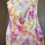 SheIn  Strapless Dress Floral Photo 0