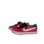 Nike Shoes Womens 8 Pink Leather Low Top Dunks 2013 Hot Pink Neon Green Blue Photo 3