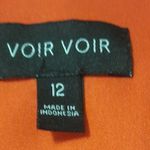 Voir Voir Sleeveless Dress Size 12 Orange Photo 4