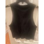 Topshop  Black Sleeveless CropTop, ribbed knit, A15 Photo 2