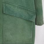 Vintage Ladies' Hooded Loose Fit Green Canvas Jacket Large Photo 9