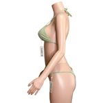 ÉTERNE Thea Bikini Top & Bottom, Sage, Medium Green Photo 5