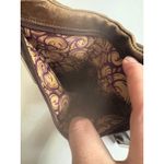 Hobo The Original Lauren Brown Leather Clutch Wallet Kisslock Zip Around Photo 5