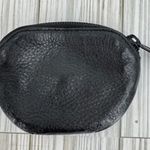 Brighton VTG zip coin change purse black brown croc embossed pebbled leather Photo 2