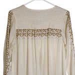 Topshop Kate Moss for  'Folk' Smocked Dress Size 8 Viscose Cotton Bohi Sequins‎ Photo 10