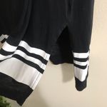 Skingraft Black w/ White Stripes Mini Shirt Dress Size S Photo 5