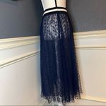 Loyd / Ford Palm Springs two layer mesh and silk skirt Blue Size 4 Photo 8