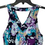 Gap  Sleeveless Blouse Size Medium Colorful Floral Pattern Womens Polyester Light Photo 1