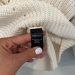 Anthropologie Sanctuary Cream Lagen White Knit Sweater Puff Sleeves 1949 Photo 4