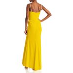 AQUA Rhinestone Strap Crepe Gown Size 16 Photo 2