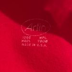 100% wool women Red and Black Fedora Hat with Classic Shape and Sturdy Brim Photo 7