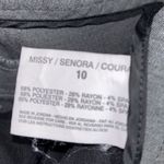 Nine West  Women's Work Dress Corporate Pants Flare Straight Leg Gray Size 10 Photo 4