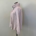 Apt. 9  Women’s Medium Gray Open Front Button Mock Neck Warm Cardigan Sweater Photo 4