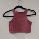 MadRag Cropped Ribbed Tank Top Pink Photo 1
