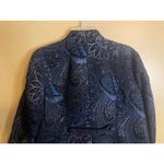 Chico's  Jacquard Floral Paisley Blazer Size 8 Photo 7