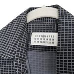 Maison Margiela Geometric Midi Silk Shirt Dress Black Size 4 Photo 2