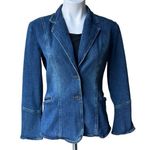 Newport News Jeanology Vintage 90’s/Y2K Denim Jacket, Sz 4 Photo 0