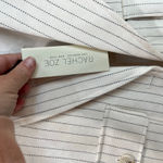 Rachel Zoe Striped Cropped Blazer Size 6 Ivory Pinstripe NWT Preppy Chic Photo 6