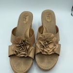 Born concept boc Beige Tan Cork Wedges Size 11 Photo 1