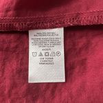 Loft  Shirt Womens Medium Red Babydoll‎ Balloon Sleeve Ruffle Bohemian Peasant Photo 5