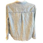 Rails Ingrid Raw Hem Shirt Light Acid Wash Size M Photo 1