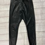 EXPRESS pull on vegan leather leggings black sz medium women Photo 0