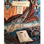 Topshop  Petite Paisley Cut Out Halter Maxi Dress Size 10 Photo 6