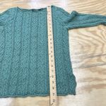 Ralph Lauren LAUREN  Rollneck Cable Knit Sweater Green Size Medium Fisherman Photo 11
